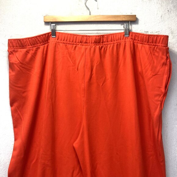 Disney Parks Wide Leg Minnie Mouse Lounge Pants Womens 3X Red Orange Patch Comfy - Picture 6 of 16